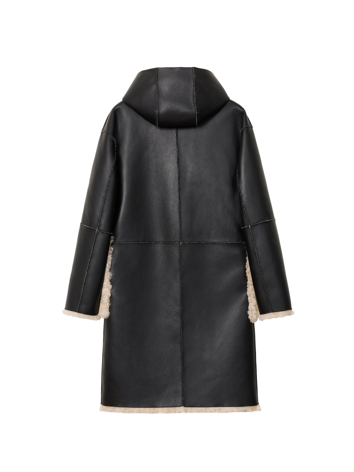 JAKKE | Manteau 'Nora' | Noir Crème