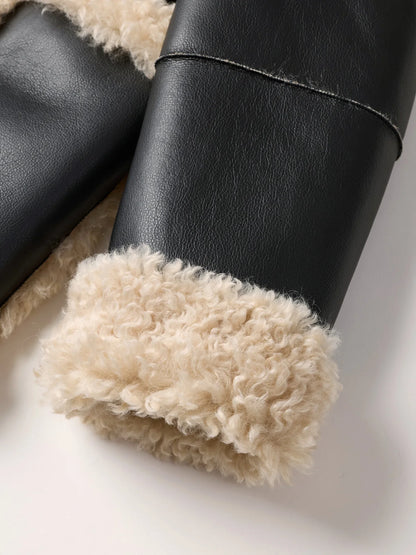 JAKKE | Manteau 'Nora' | Noir Crème