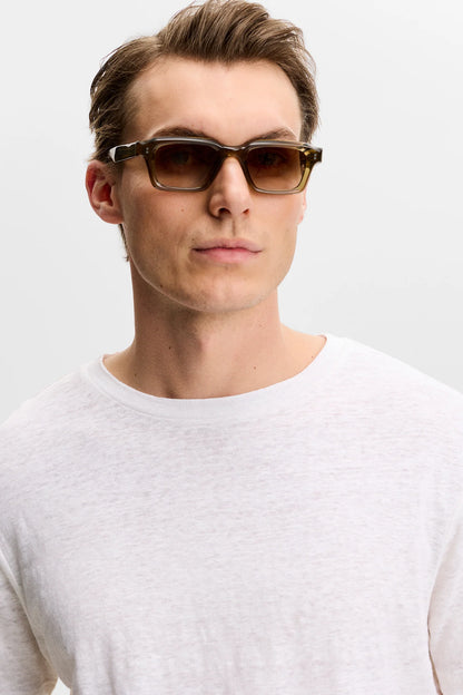 J.Lindeberg | T-shirt en lin ''Coma'' - Blanc