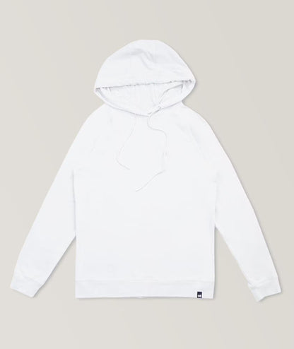 Benson | Pull à capuche en coton Supima ''Laguna'' - Blanc