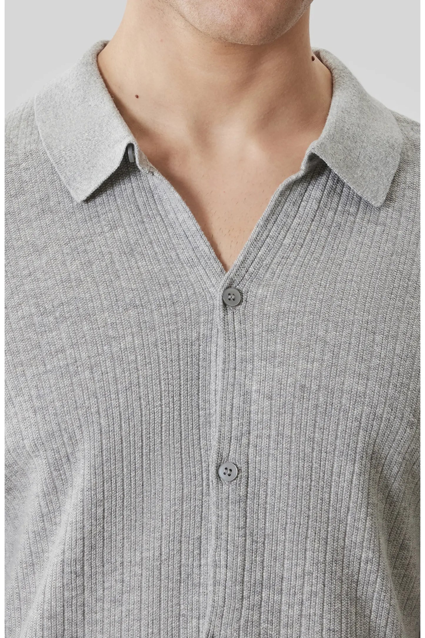Robert Barakett | Chemise à manches courtes "Kestrel" - Gris