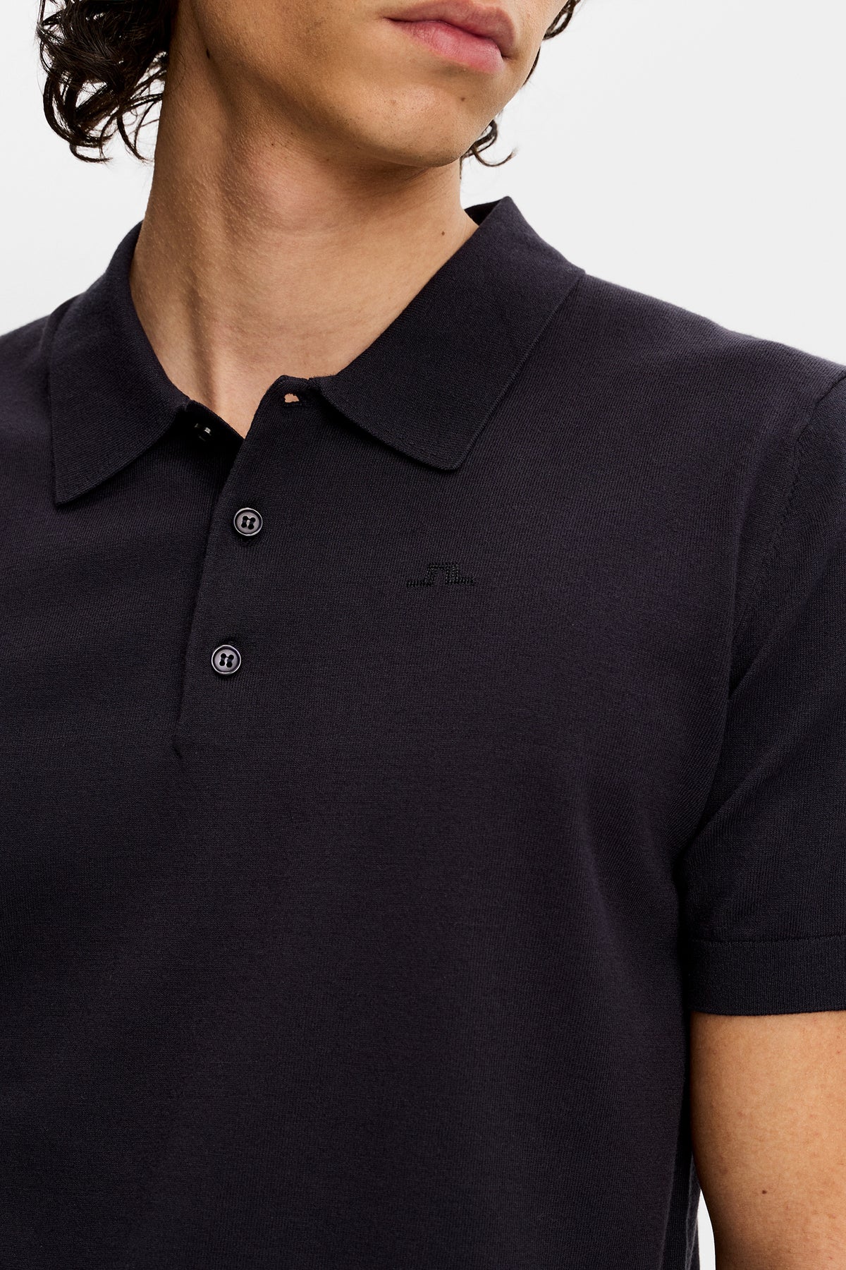 J.Lindeberg | polo à manches courtes "Ridge Knitted" - Bleu marin