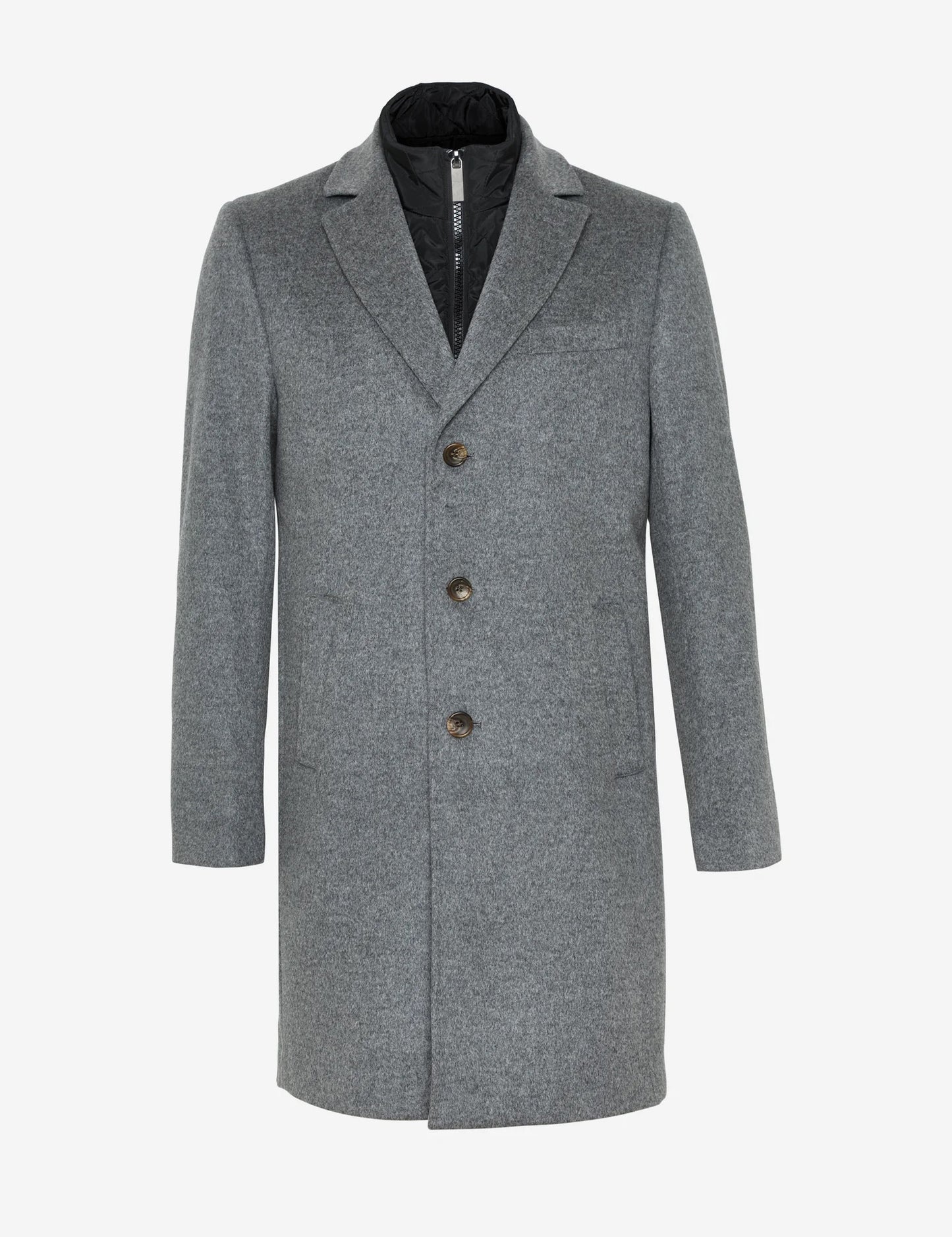 SAND Copenhagen | Manteau ''Sultan Tech'' mélange de cachemire - Gris clair