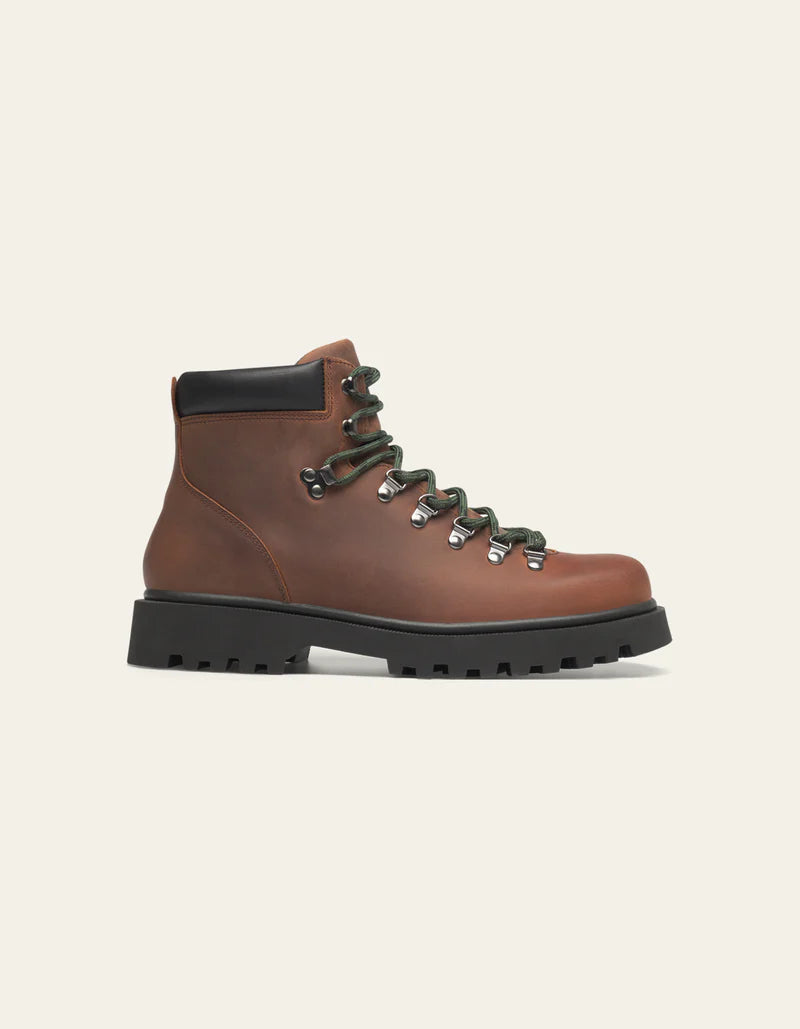 Les Deux |  Bottes Hiking en cuir Wren - Marron 