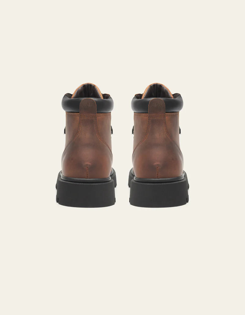 Les Deux |  Bottes Hiking en cuir Wren - Marron 