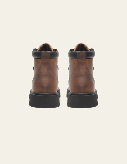 Les Deux |  Bottes Hiking en cuir Wren - Marron 