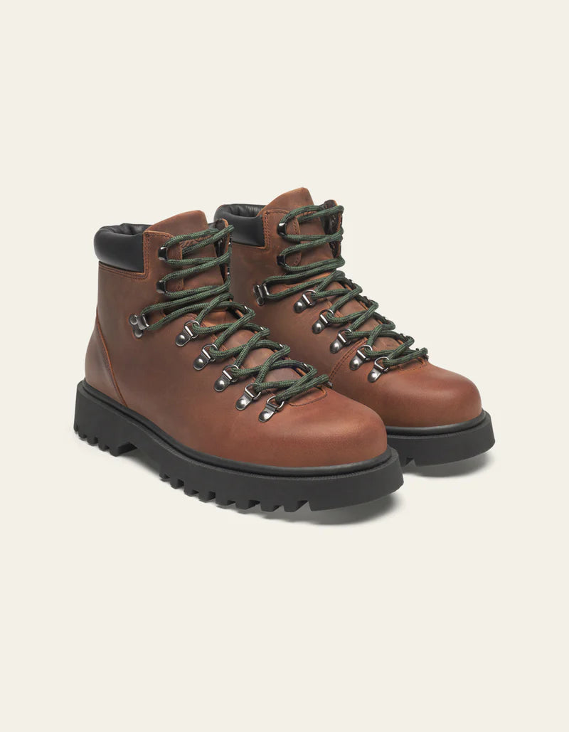 Les Deux |  Bottes Hiking en cuir Wren - Marron 
