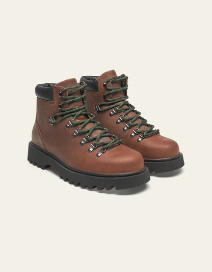 Les Deux |  Bottes Hiking en cuir Wren - Marron 