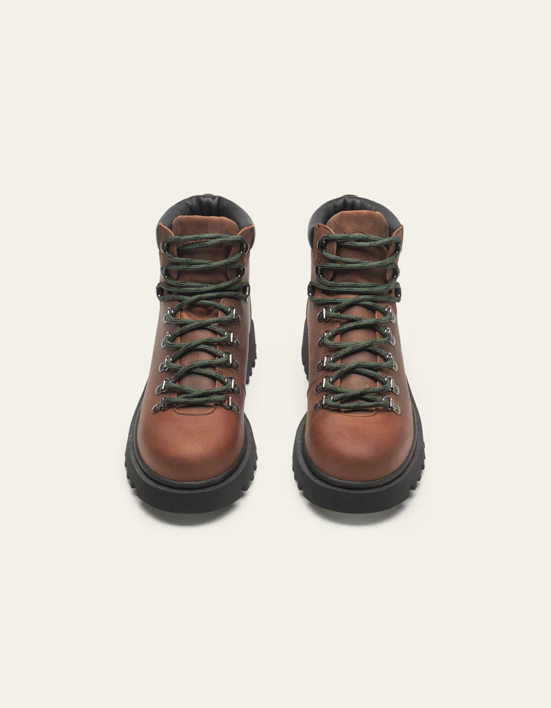 Les Deux |  Bottes Hiking en cuir Wren - Marron 
