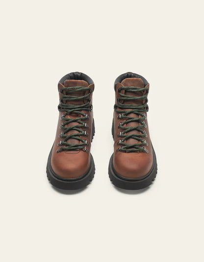 Les Deux |  Bottes Hiking en cuir Wren - Marron 