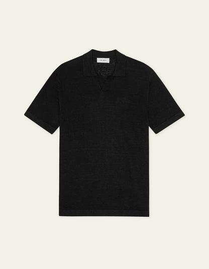 Les Deux | Polo en tricot "Emmanuel" - Noir