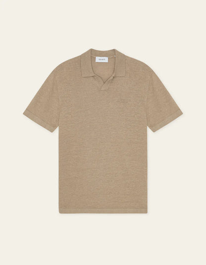 Les Deux | Polo en tricot "Emmanuel" - Sable