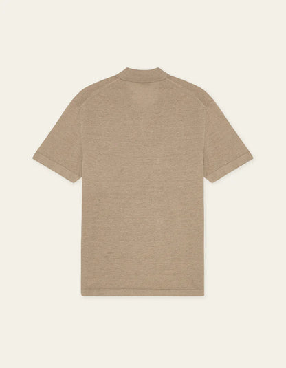 Les Deux | Polo en tricot "Emmanuel" - Sable