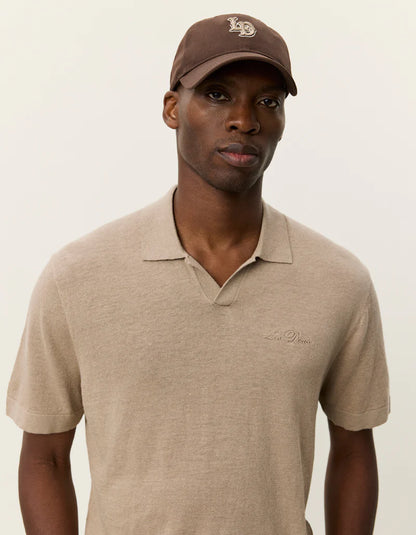 Les Deux | Polo en tricot "Emmanuel" - Sable