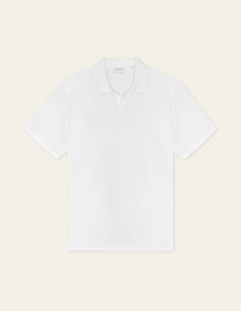 Les Deux | Polo en piqué - Blanc