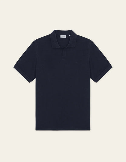 Les Deux | Polo en piqué - Bleu marine