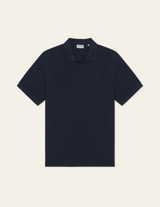 Les Deux | Polo en piqué - Bleu marine