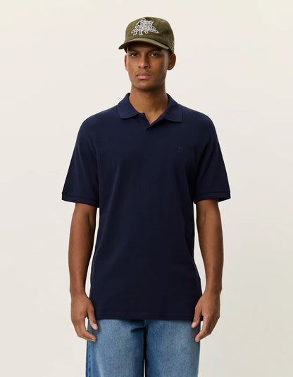 Les Deux | Polo en piqué - Bleu marine