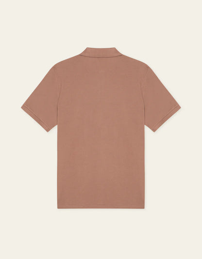 Les Deux | Polo en piqué - Rouge cognac