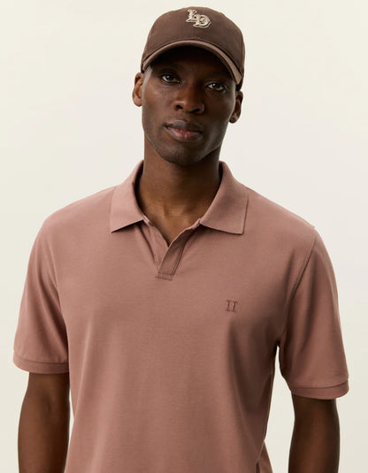 Les Deux | Polo en piqué - Rouge cognac