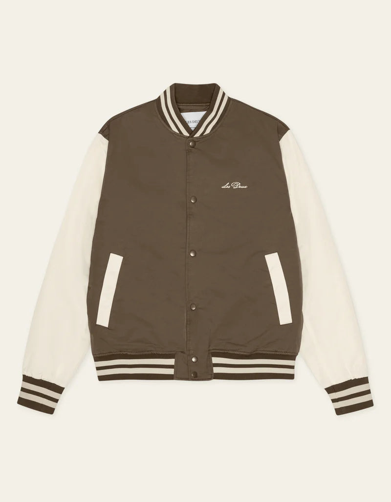 Les Deux | Veste "Varsity Tech" - Café