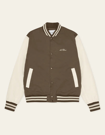 Les Deux | Veste "Varsity Tech" - Café