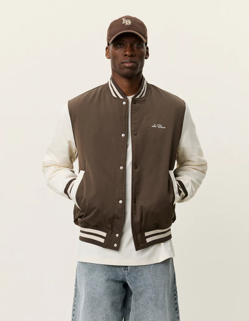 Les Deux | Veste "Varsity Tech" - Café