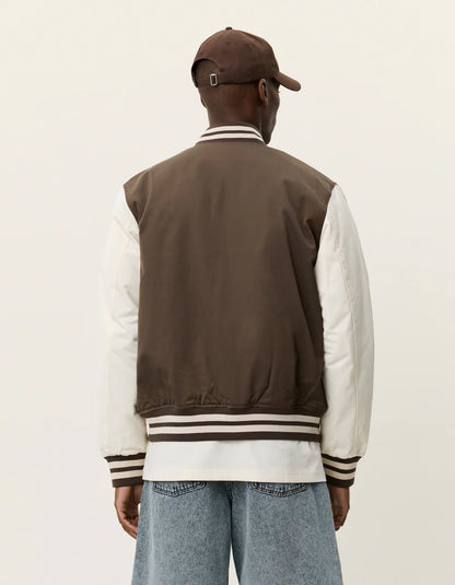 Les Deux | Veste "Varsity Tech" - Café