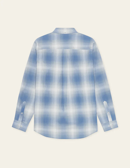 Les deux | Chemise à carreaux "Kent Shadowcheck" - Bleu / blanc