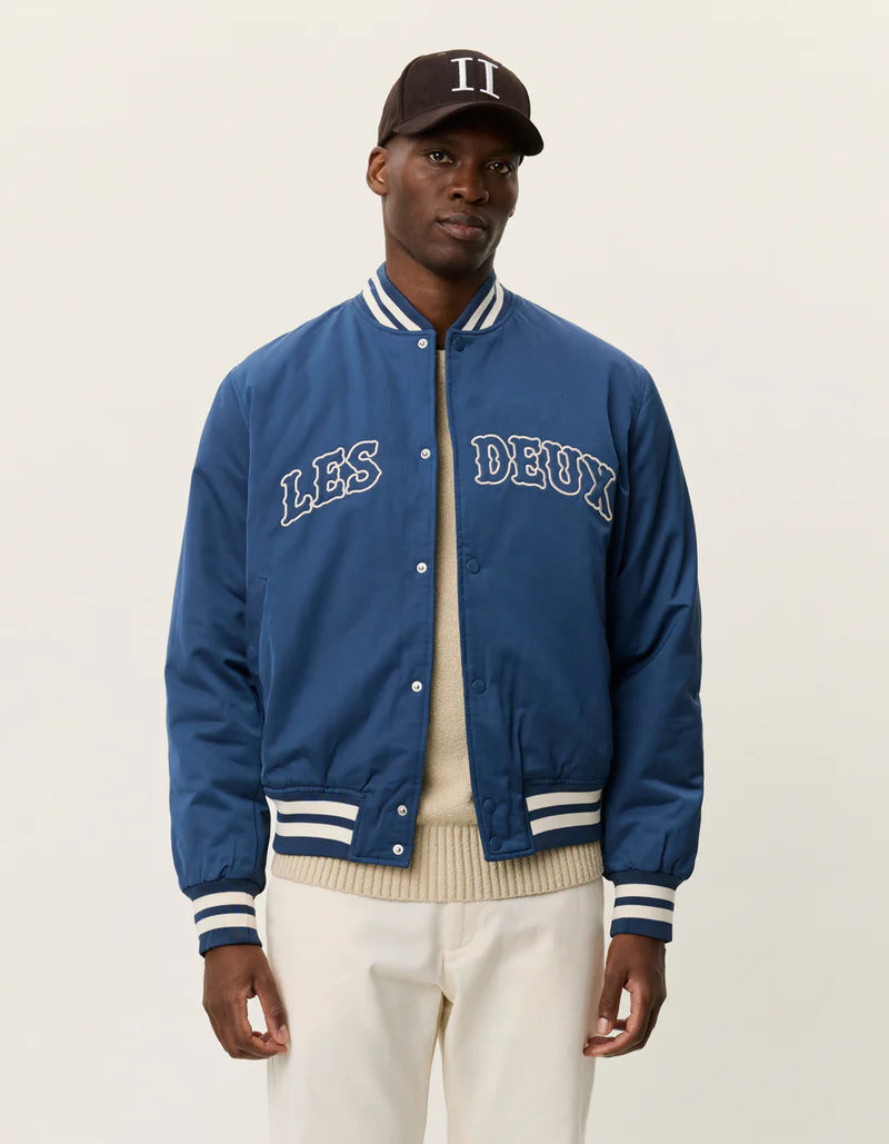 Les Deux | Veste "Varsity Tech" - Bleu