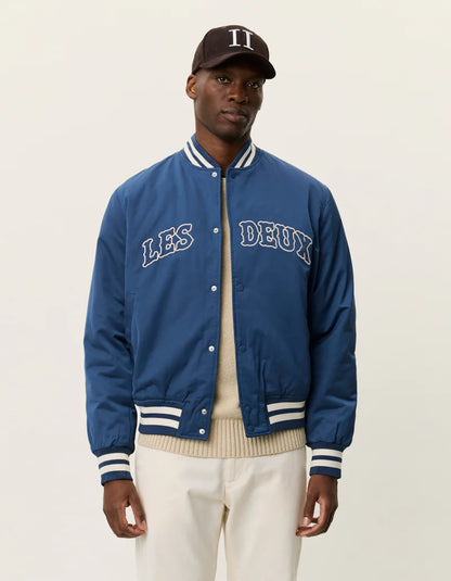 Les Deux | Veste "Varsity Tech" - Bleu