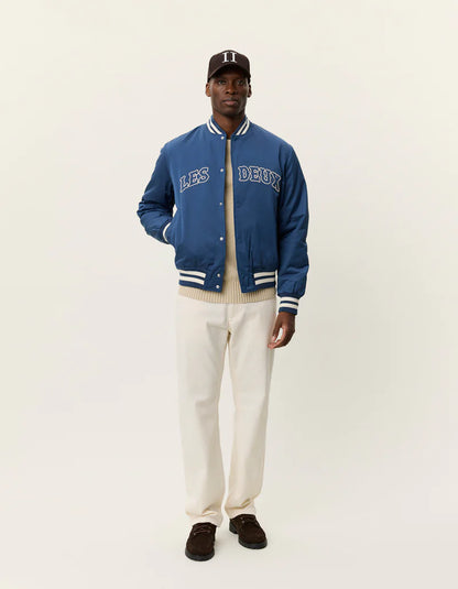 Les Deux | Veste "Varsity Tech" - Bleu