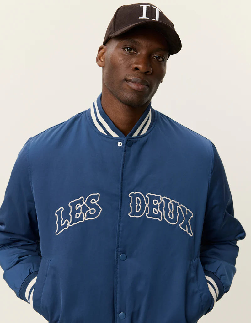 Les Deux | Veste "Varsity Tech" - Bleu