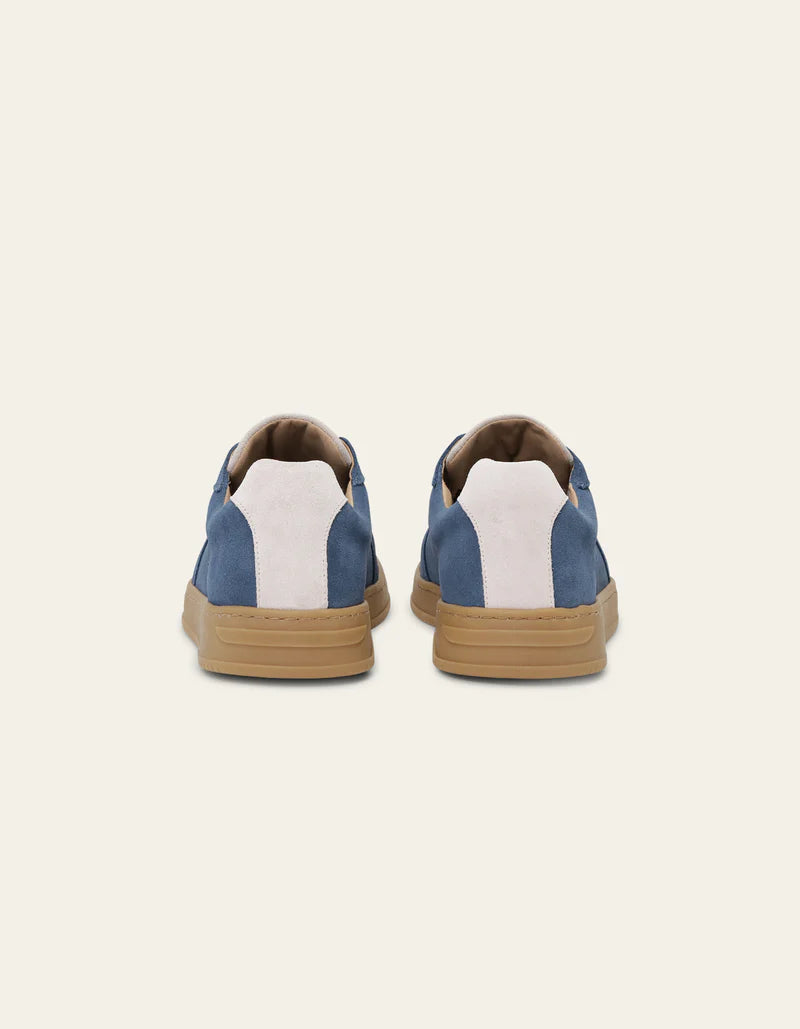 LES DEUX |  Baskets Wynn - Bleu denim foncé