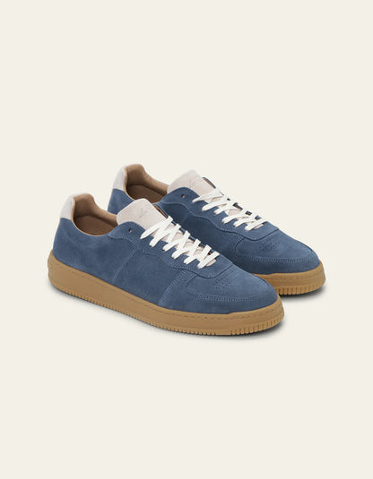LES DEUX |  Baskets Wynn - Bleu denim foncé