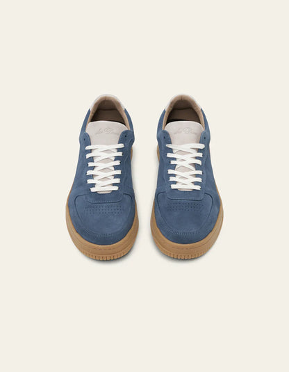 LES DEUX |  Baskets Wynn - Bleu denim foncé