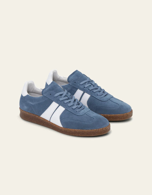 LES DEUX |  Baskets Waris - Bleu denim foncé