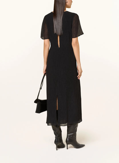 SAMSØE | La robe longue à manches courtes ''Salucindy'' - Noir