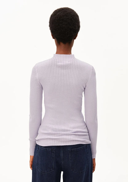 ARMEDANGELS | Pull en maille fine 'Alaania' | Lilas