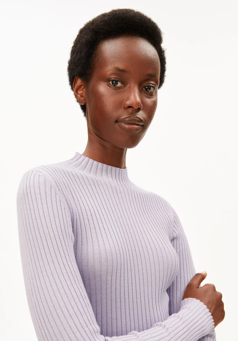 ARMEDANGELS | Pull en maille fine 'Alaania' | Lilas