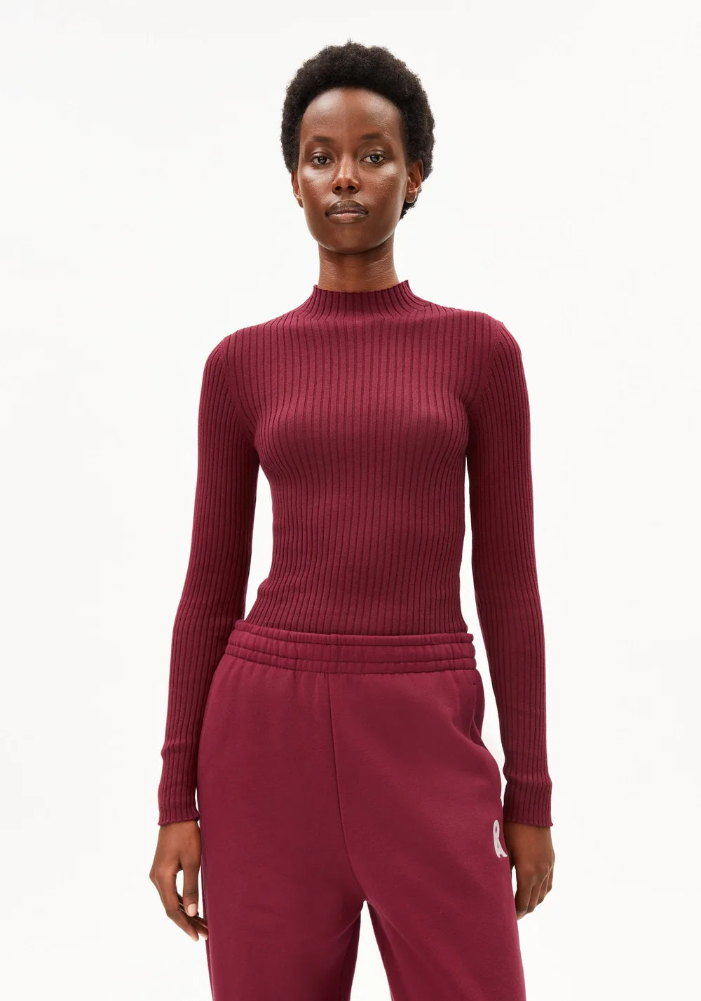 ARMEDANGELS | Pull en maille fine 'Alaania' | Rouge