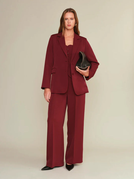 Deluc | Pantalon "Alex"- Merlot