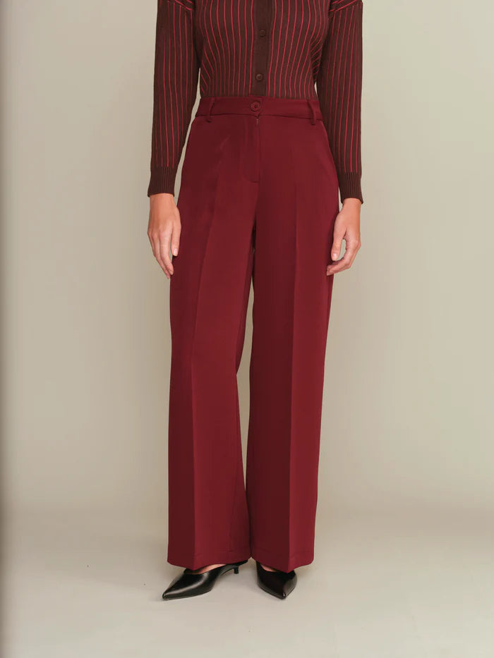 Deluc | Pantalon "Alex"- Merlot