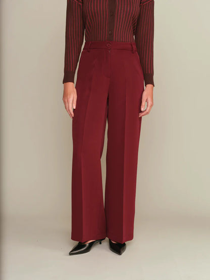 Deluc | Pantalon "Alex"- Merlot