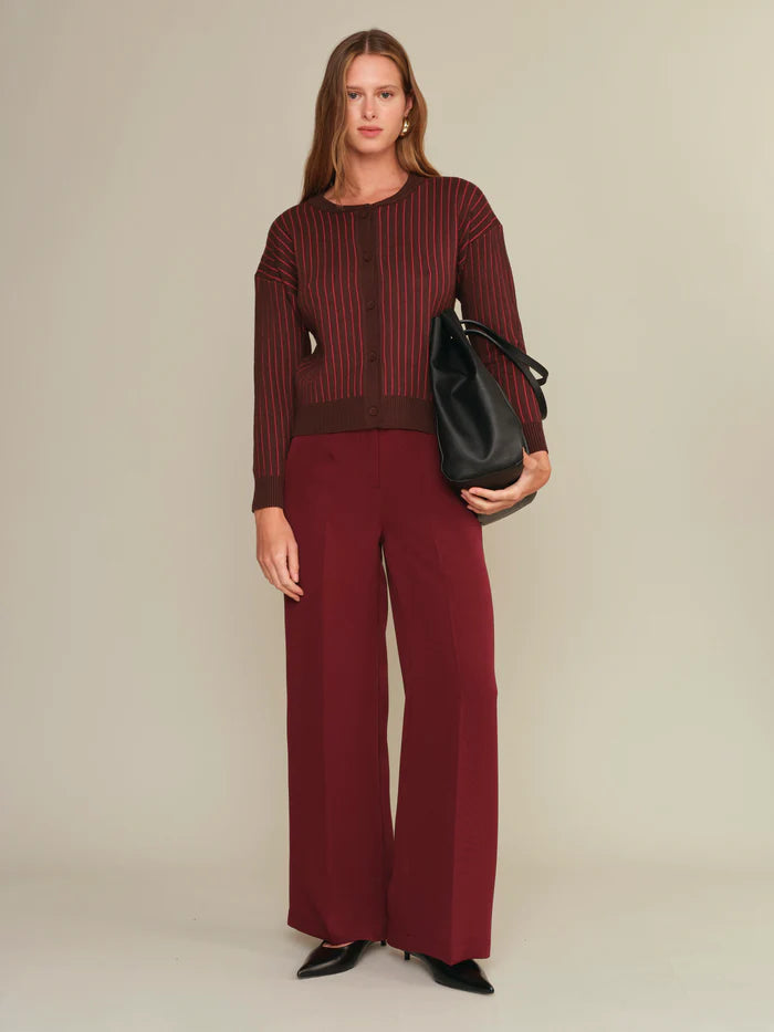 Deluc | Pantalon "Alex"- Merlot