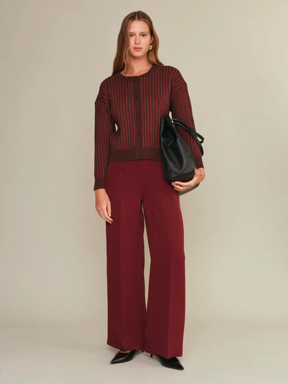 Deluc | Pantalon "Alex"- Merlot