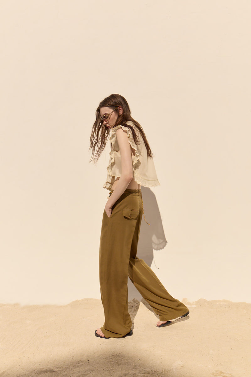 Dèluc | Pantalon 'Bari' | Vert