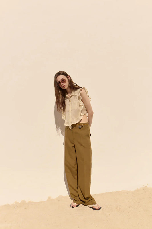 Dèluc | Pantalon 'Bari' | Vert