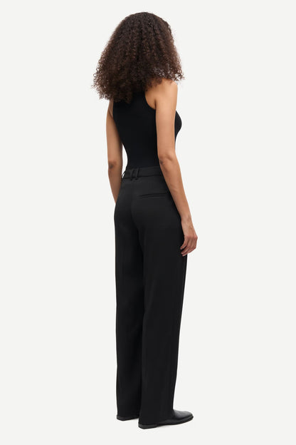 SAMSØE | Débardeur en maille côtelée Alexo - Noir