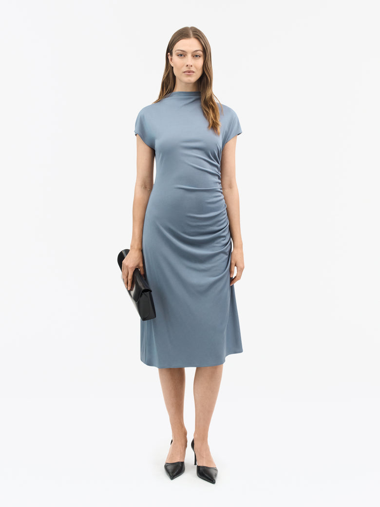 Tiger Of Sweden | Robe ajusté à manches courtes "Aliz" | Bleu clair
